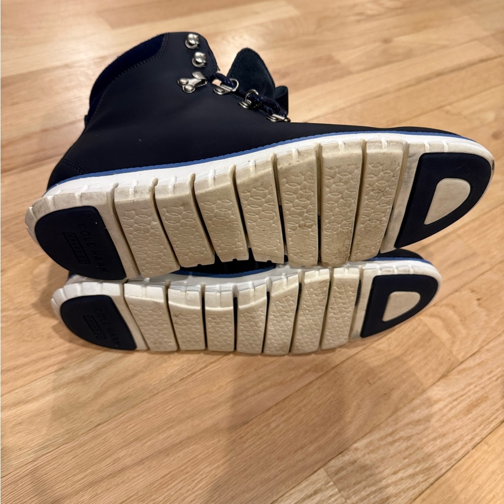 Cole Haan Dark Blue Men's Boots - Picture 4 of 4